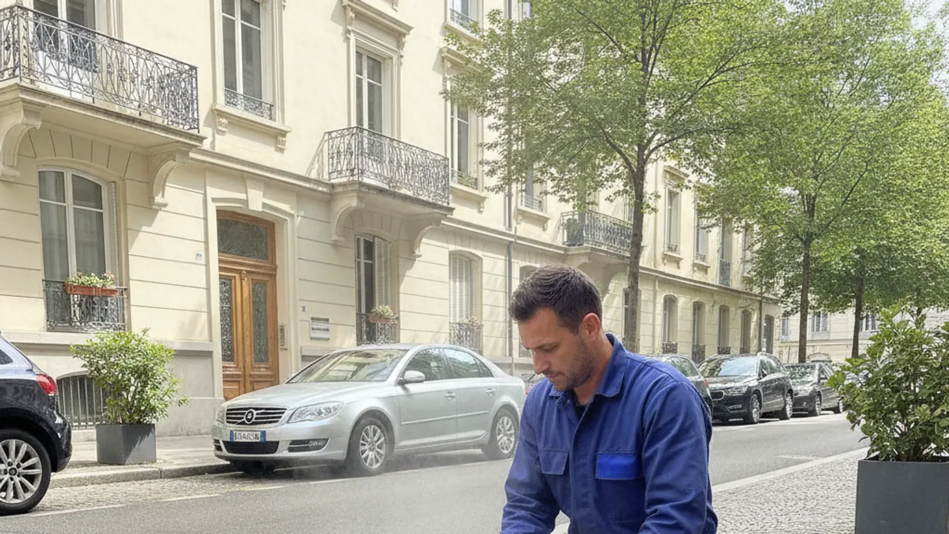 Débouchage de canalisation à Genève — intervention d'un technicien